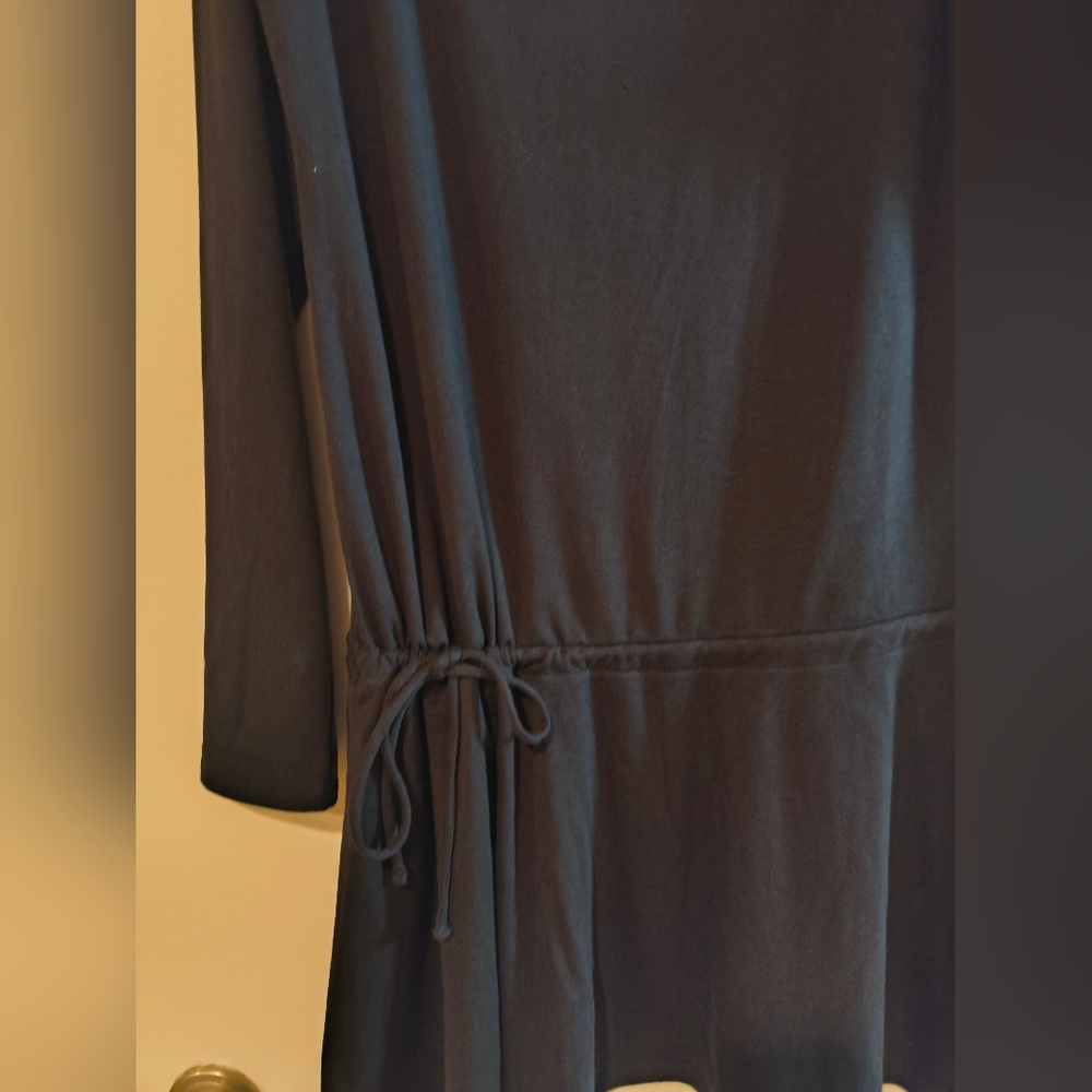 Free People Good Feels Long Sleeve Mini Dress XL, Black - Picture 6 of 11